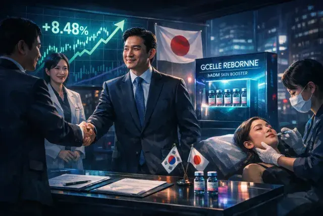 GC Green Cross Wellbeing Secures Japan Deal, Boosting Shares 8% on hADM Skin Booster